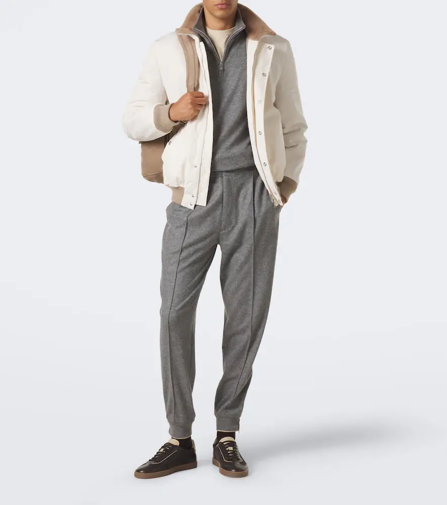 Brunello Cucinelli Cashmere slim pants | Thumbnail 4 Brunello Cucinelli Cashmere slim pants | Thumbnail 4