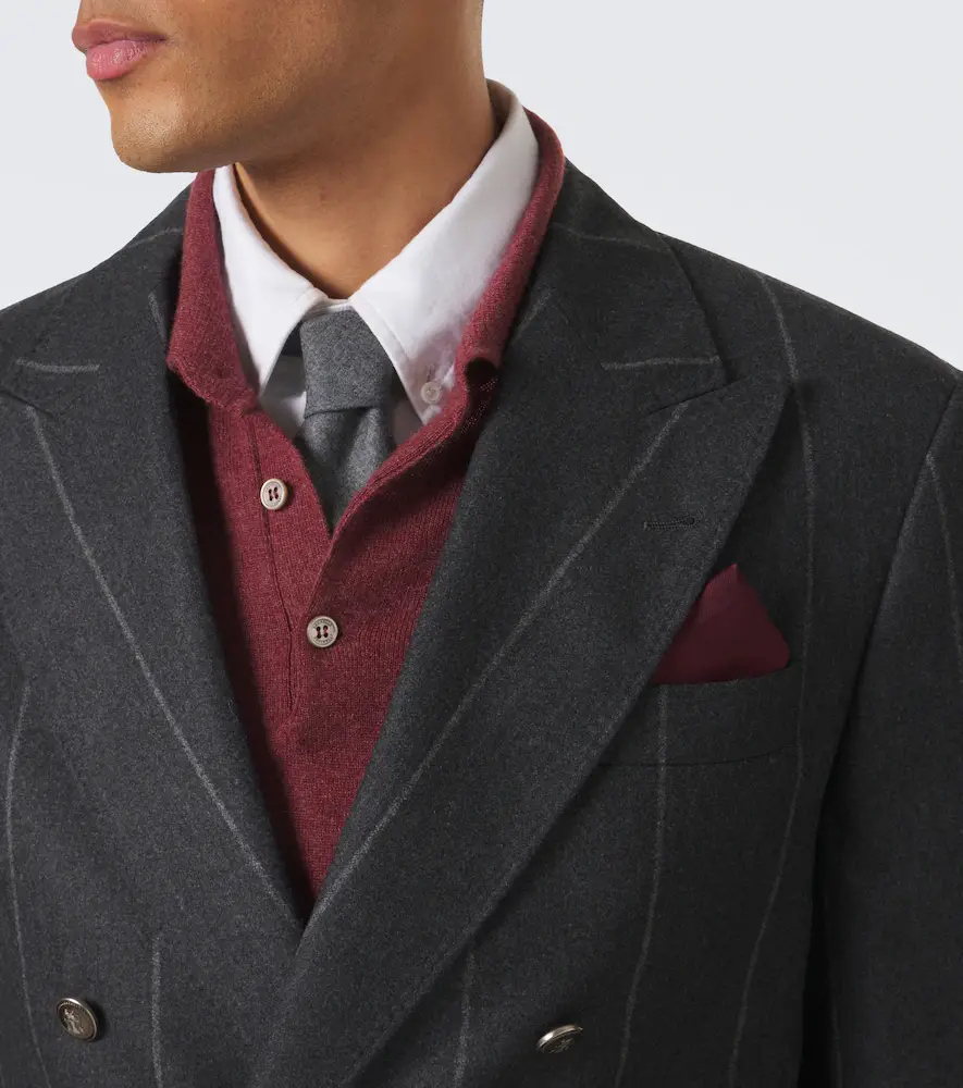 Brunello Cucinelli Silk pocket square | Thumbnail 2 Brunello Cucinelli Silk pocket square | Thumbnail 2