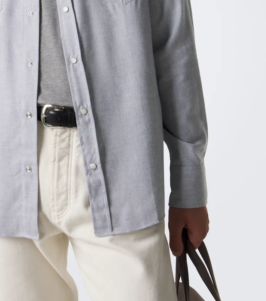 Brunello Cucinelli Cotton-blend shirt | Thumbnail 6