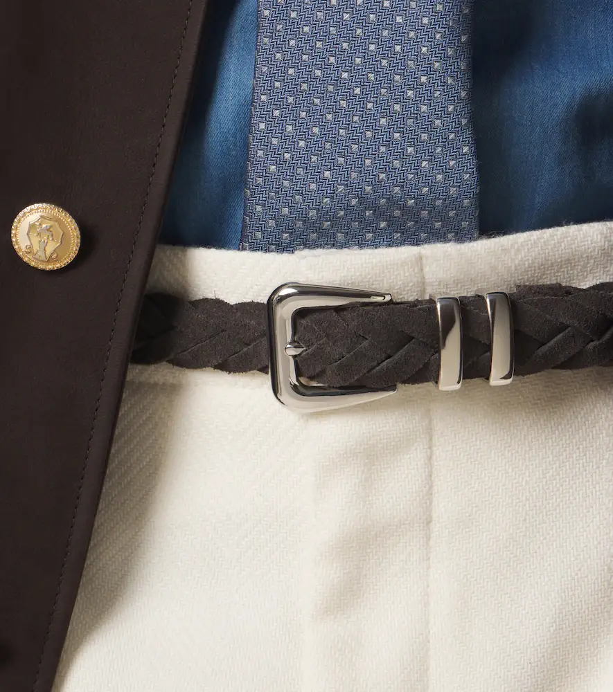 Brunello Cucinelli Braided suede belt | Thumbnail 2