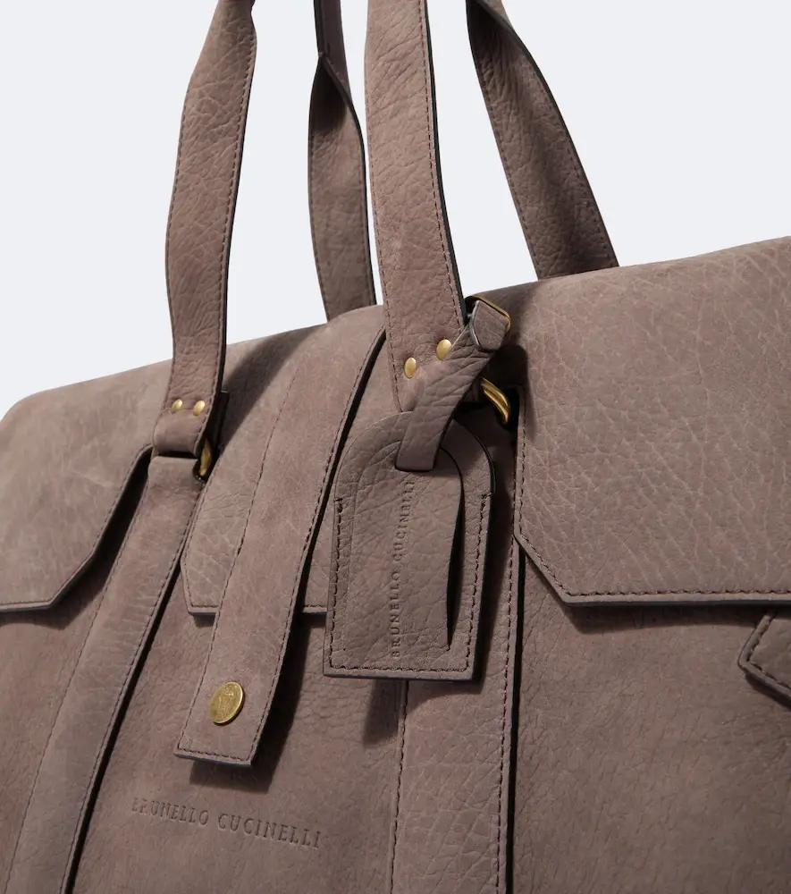 Brunello Cucinelli Leather duffel bag | Thumbnail 4