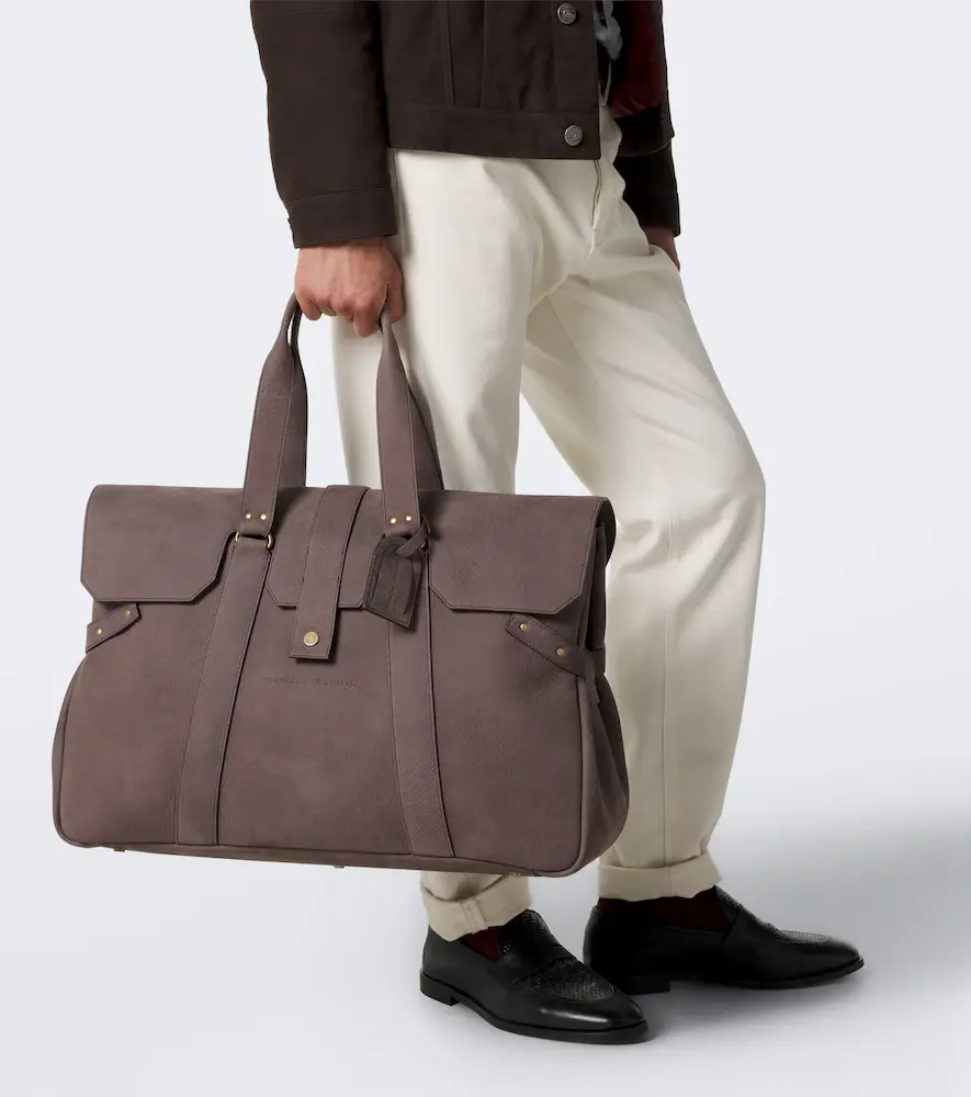 Brunello Cucinelli Leather duffel bag | Thumbnail 5