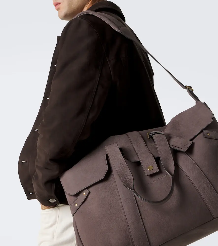 Brunello Cucinelli Leather duffel bag | Thumbnail 7