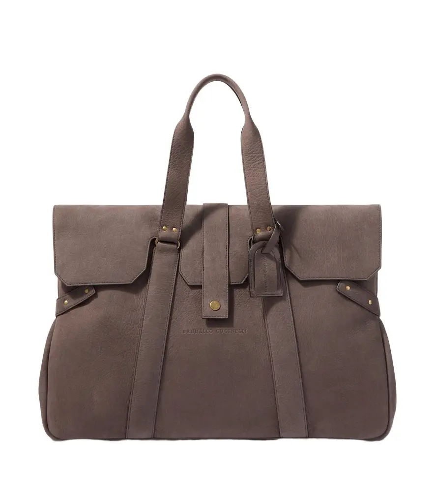 Brunello Cucinelli Leather duffel bag