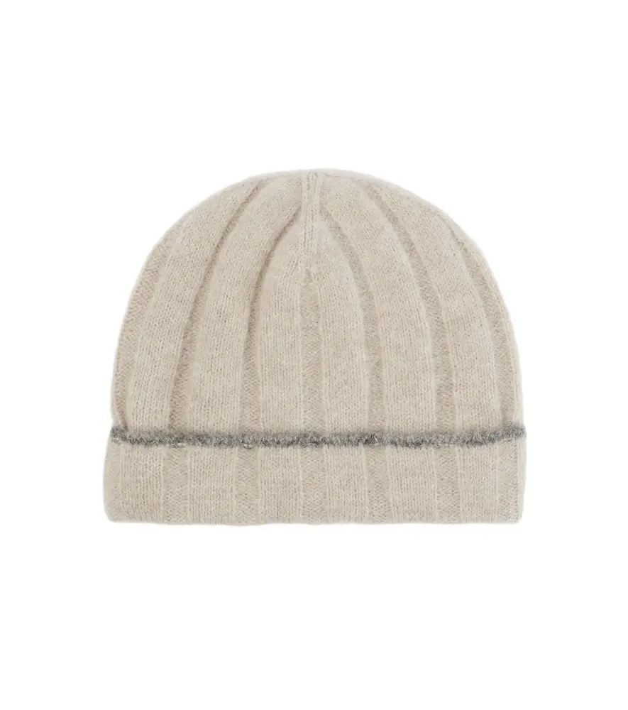 Brunello Cucinelli Alpaca, cashmere, and wool-blend beanie