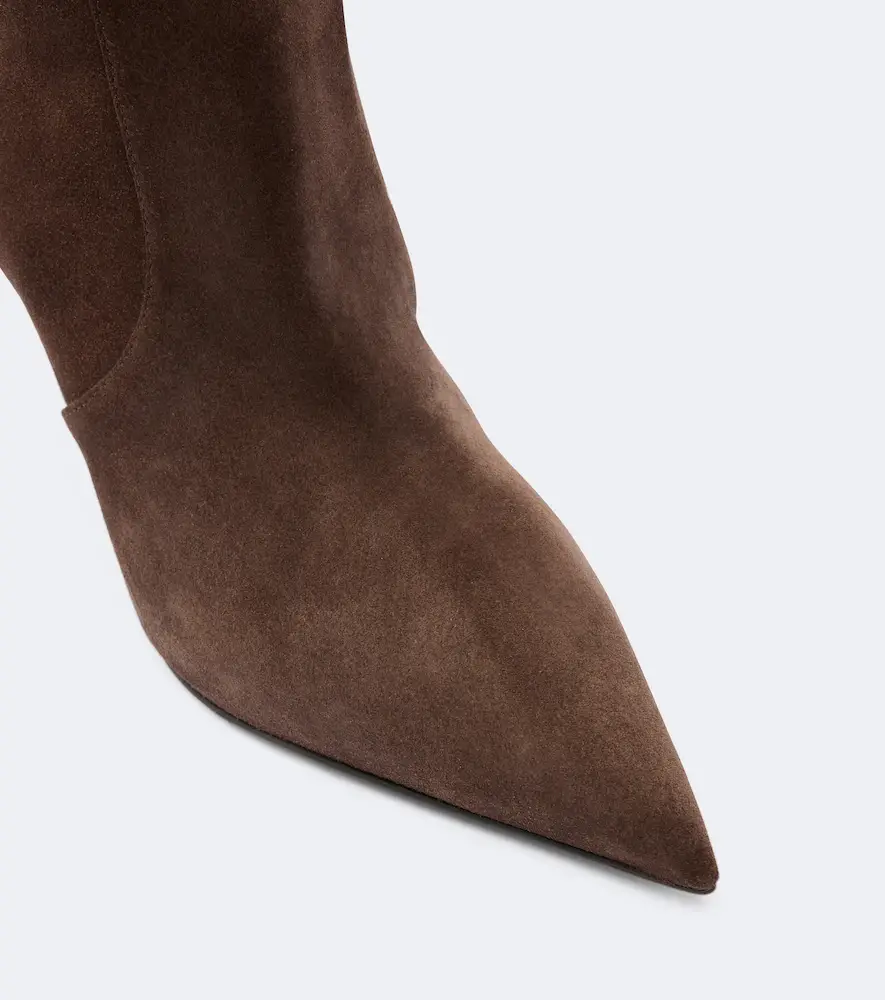 Brunello Cucinelli Monili beadsuede knee-high boots | Thumbnail 2 Brunello Cucinelli Monili beadsuede knee-high boots | Thumbnail 2