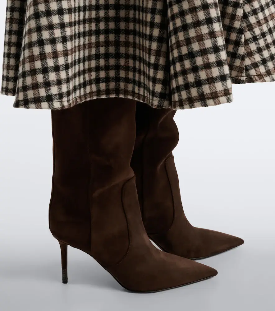 Brunello Cucinelli Monili beadsuede knee-high boots | Thumbnail 5 Brunello Cucinelli Monili beadsuede knee-high boots | Thumbnail 5
