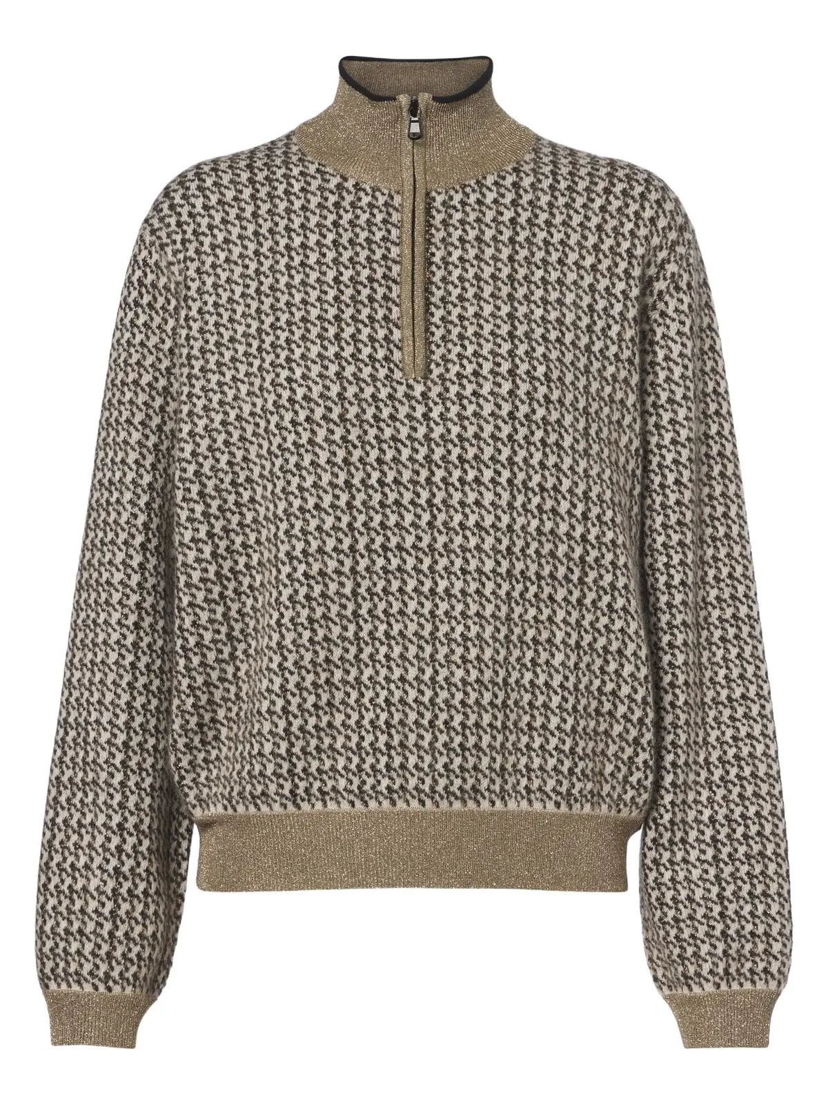 Lamé mohair, wool, cashmere, and silk-blend sweater Lamé mohair, wool, cashmere, and silk-blend sweater