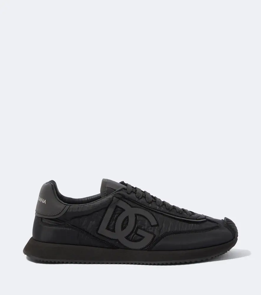 Dolce & Gabbana DG leather-trimmed sneakers | Thumbnail 6 Dolce & Gabbana DG leather-trimmed sneakers | Thumbnail 6