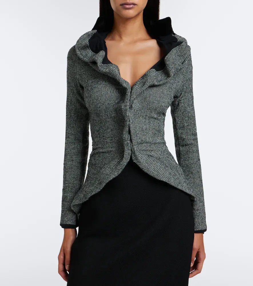 Junya Watanabe Houndstooth wool-blend jacket | Thumbnail 3 Junya Watanabe Houndstooth wool-blend jacket | Thumbnail 3