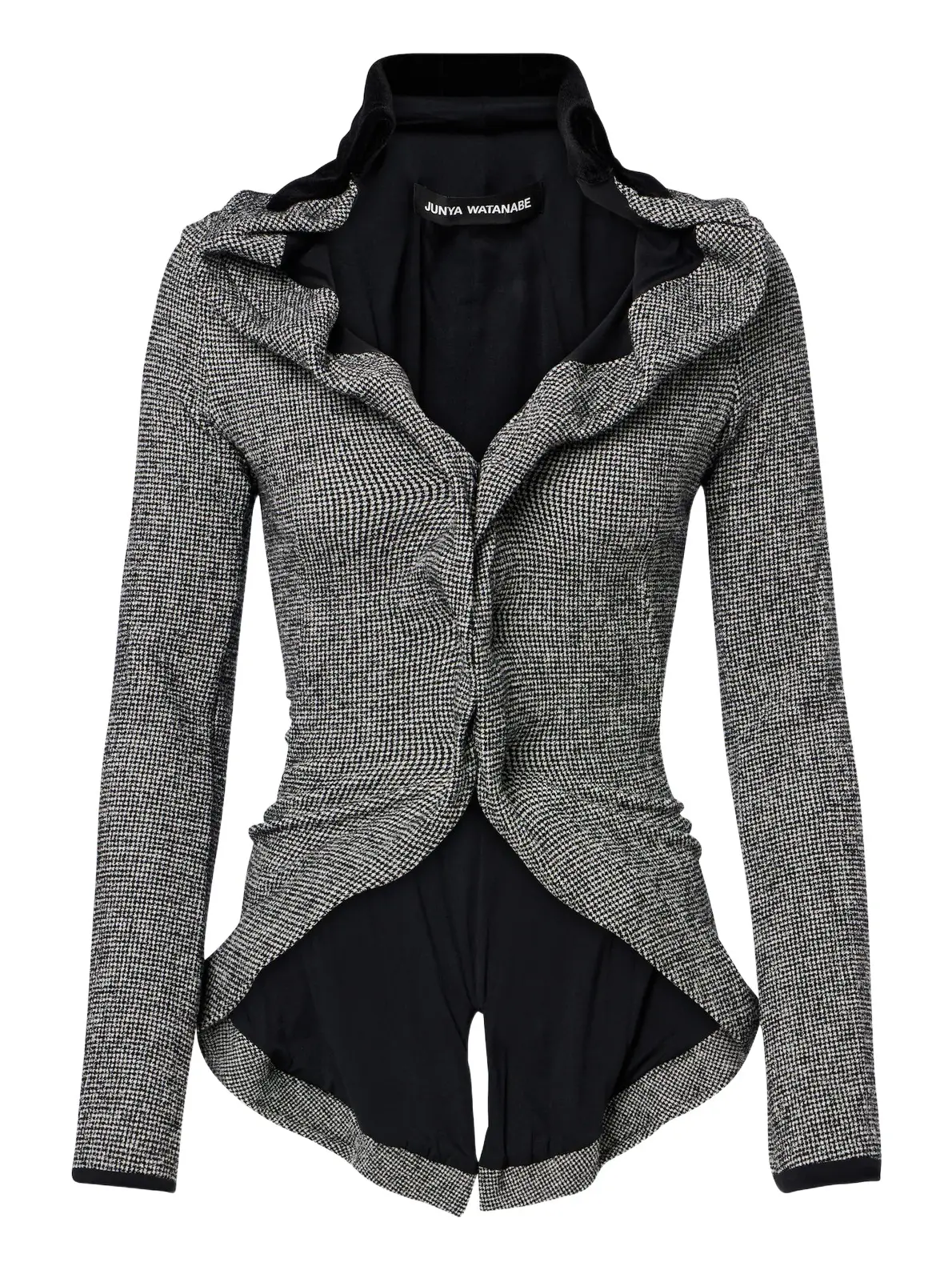 Junya Watanabe Houndstooth wool-blend jacket