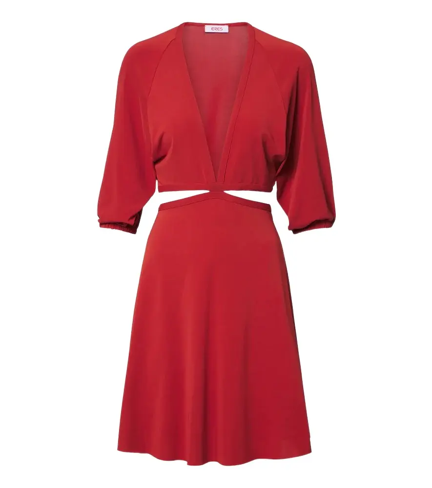 Eres Esmee cutout jersey minidress