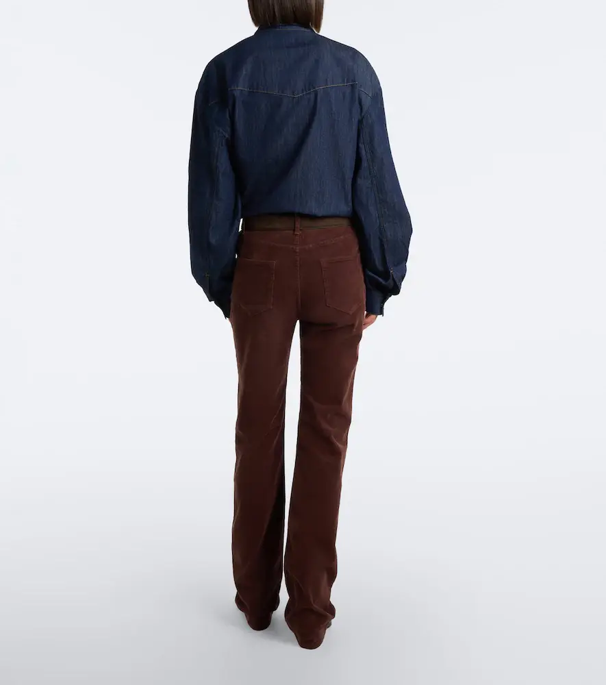 Nili Lotan Joan cotton-blend corduroy straight pants | Thumbnail 6