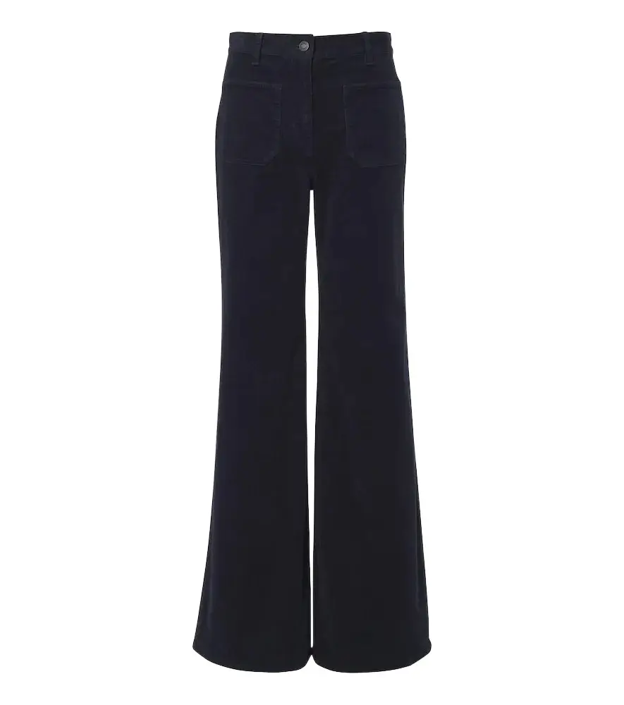 Florence cotton-blend corduroy wide-leg pants Florence cotton-blend corduroy wide-leg pants