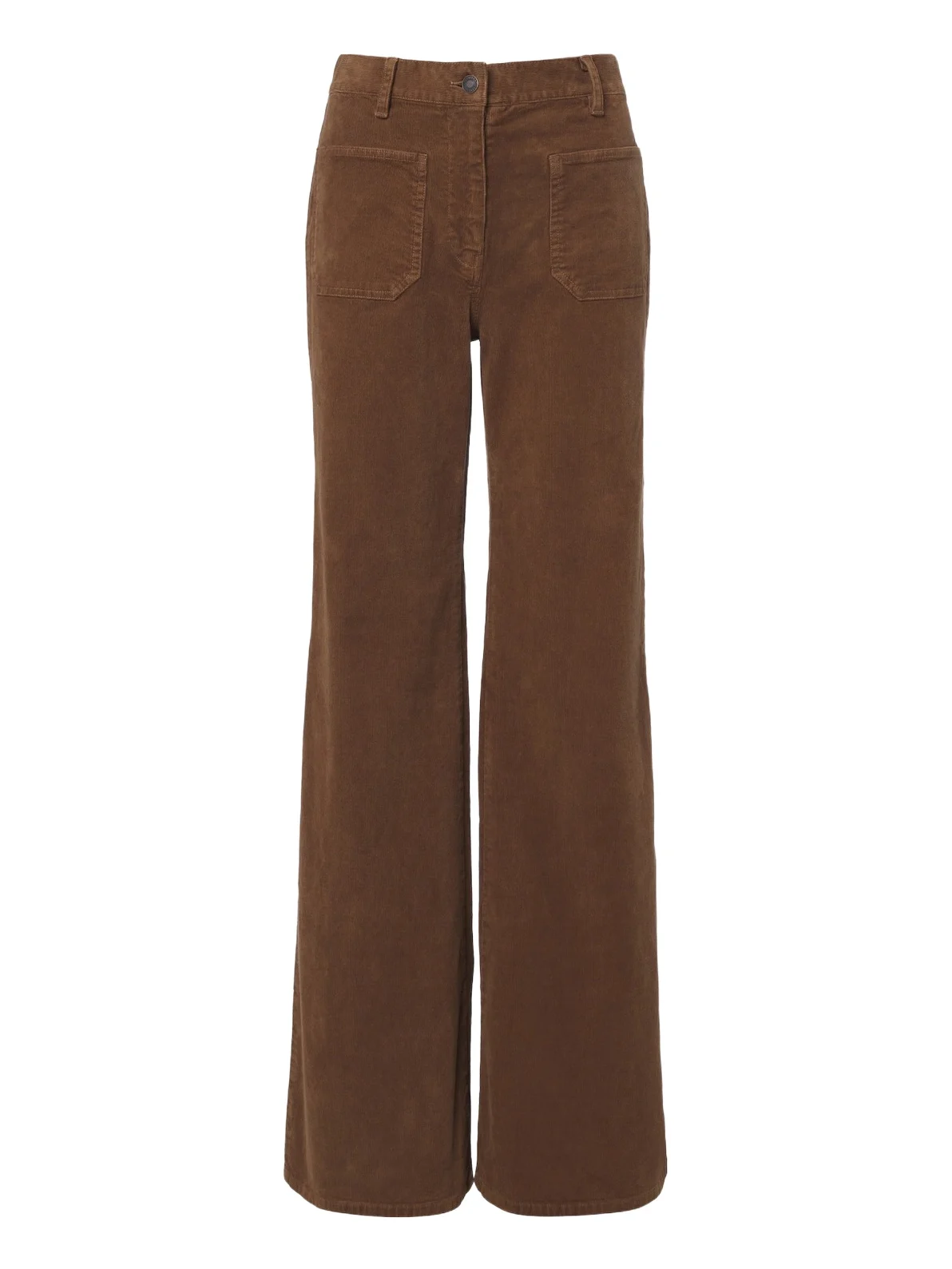 Florence cotton-blend corduroy wide-leg pants