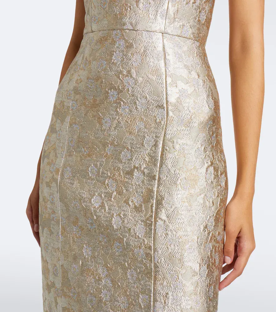 Markarian Ruffled jacquard corset dress | Thumbnail 5 Markarian Ruffled jacquard corset dress | Thumbnail 5
