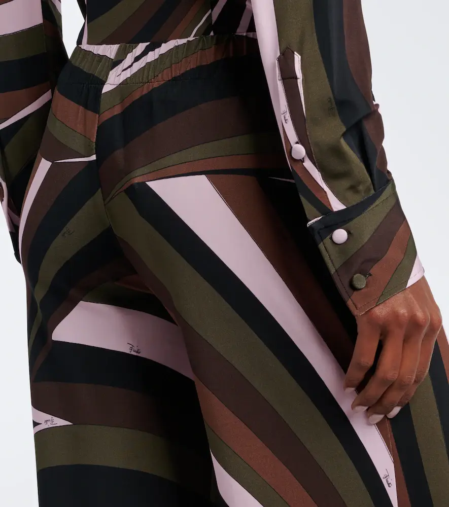 PUCCI Iride jersey satin straight pants | Thumbnail 6