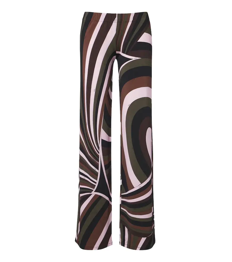 PUCCI Iride jersey satin straight pants