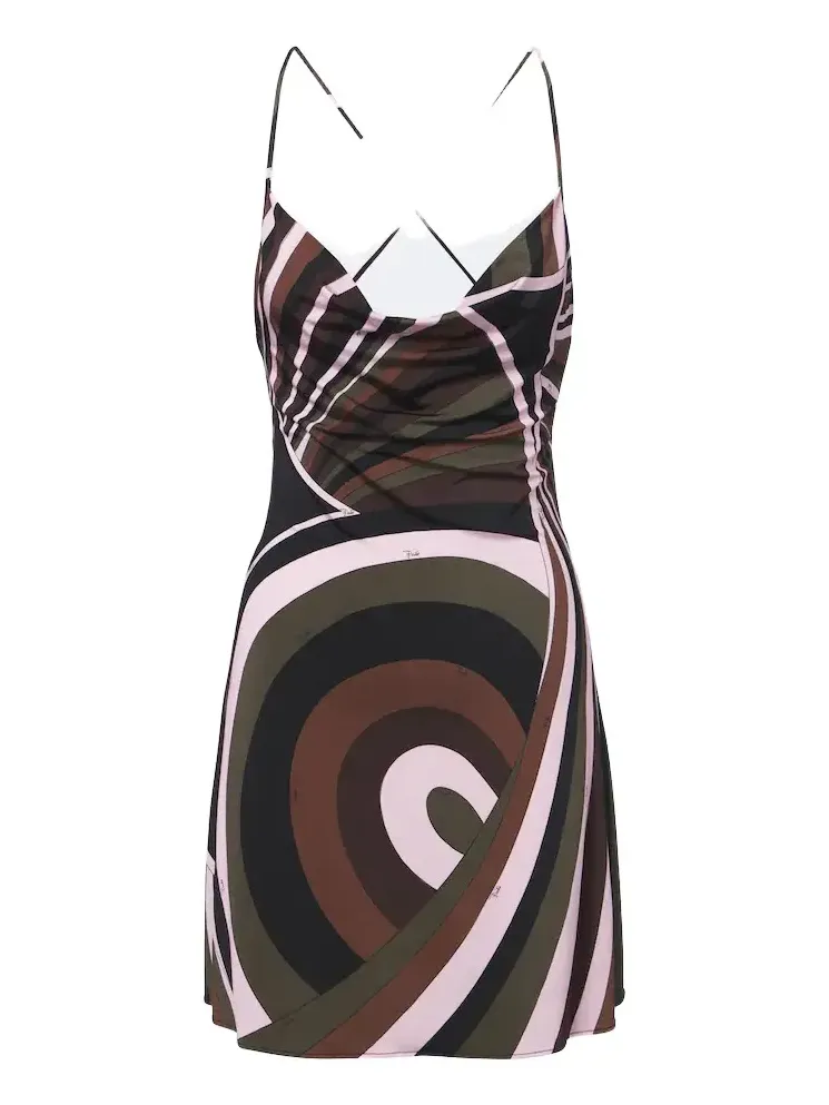 PUCCI Iride jersey satin minidress