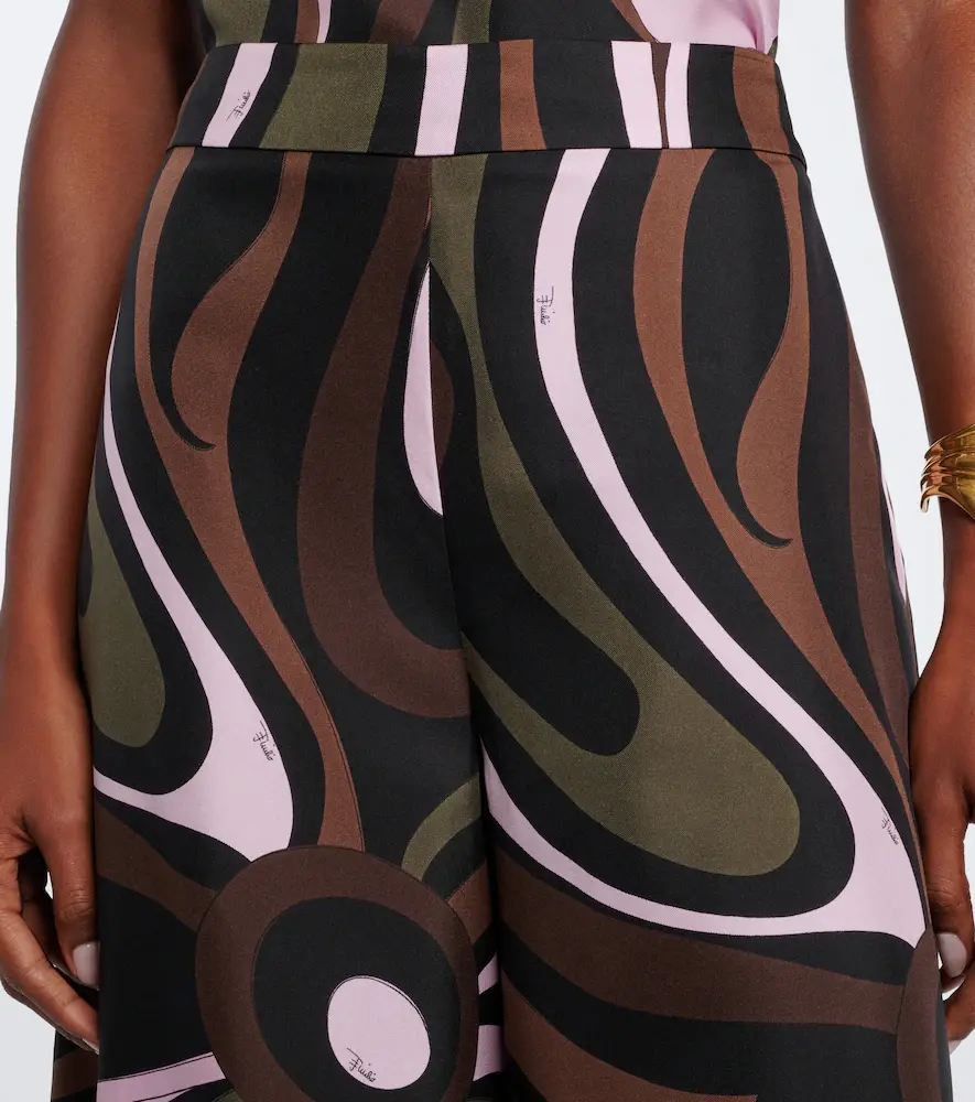 PUCCI Marmo silk palazzo pants | Thumbnail 4 PUCCI Marmo silk palazzo pants | Thumbnail 4