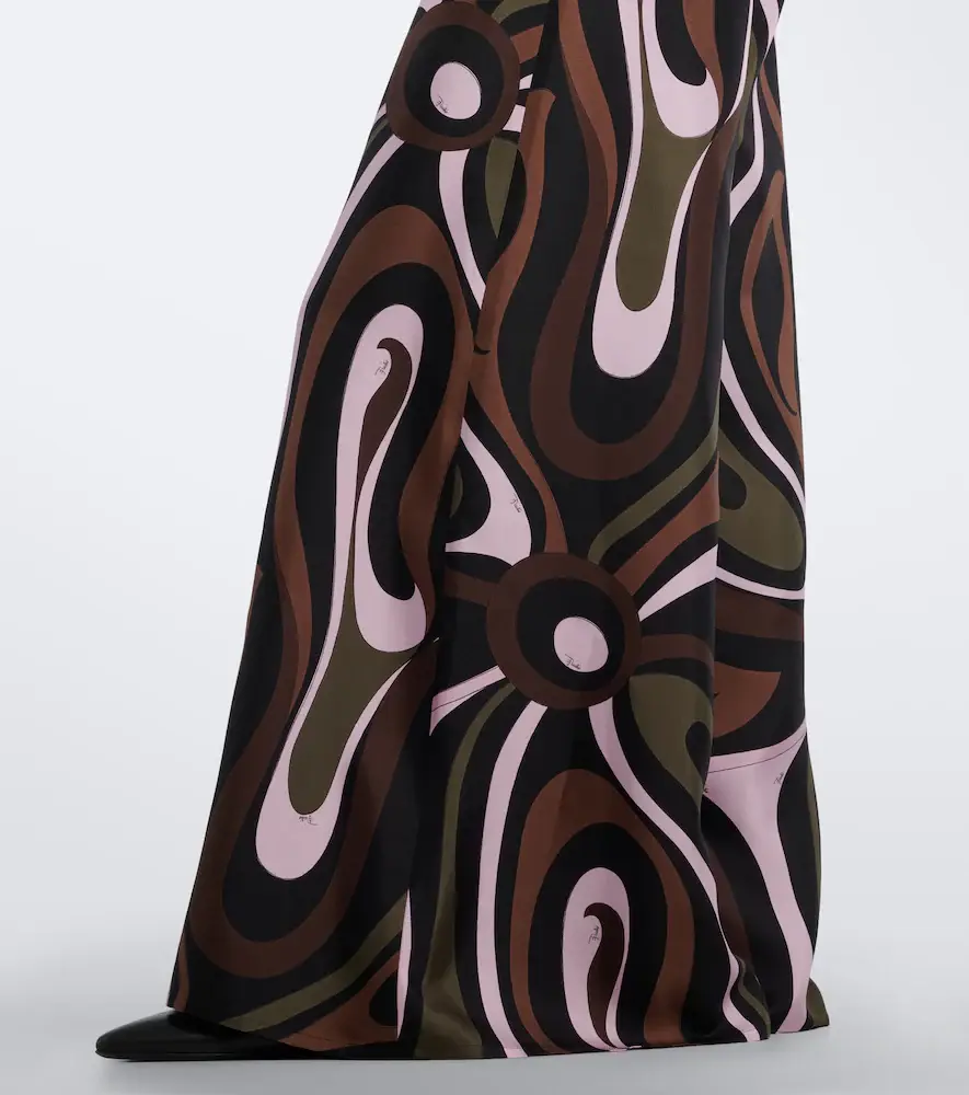 PUCCI Marmo silk palazzo pants | Thumbnail 6 PUCCI Marmo silk palazzo pants | Thumbnail 6