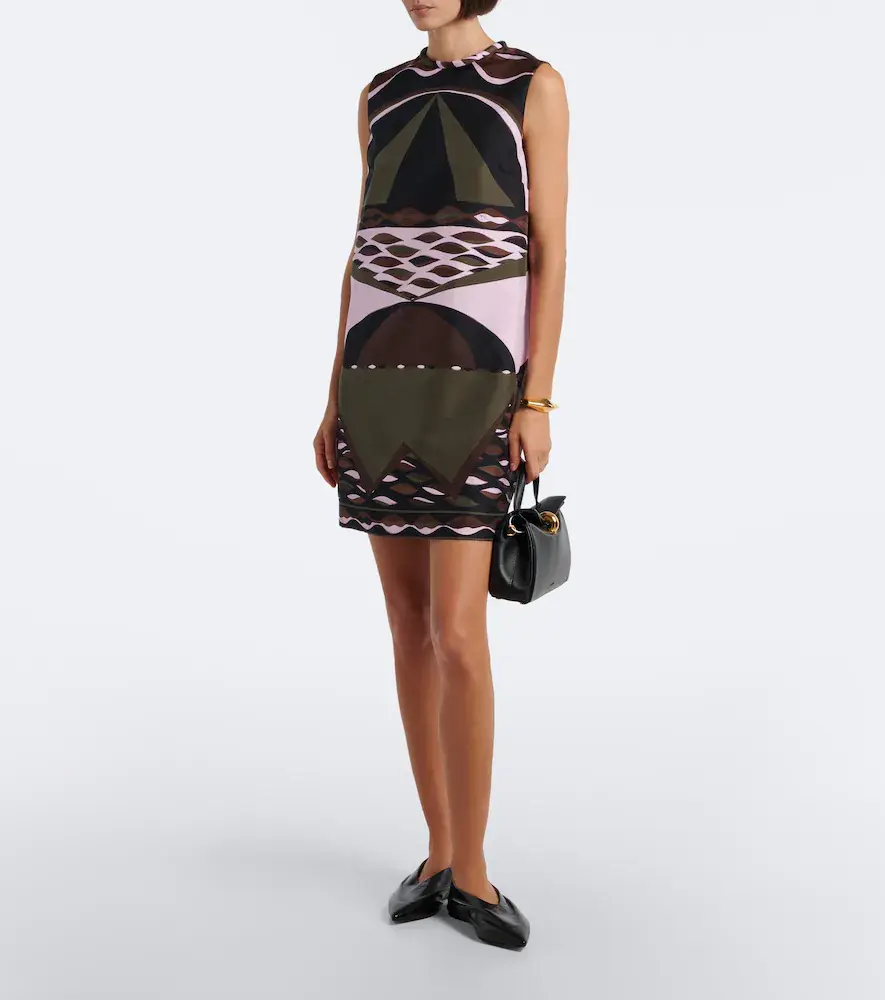 PUCCI Dune silk twill shift dress | Thumbnail 3 PUCCI Dune silk twill shift dress | Thumbnail 3