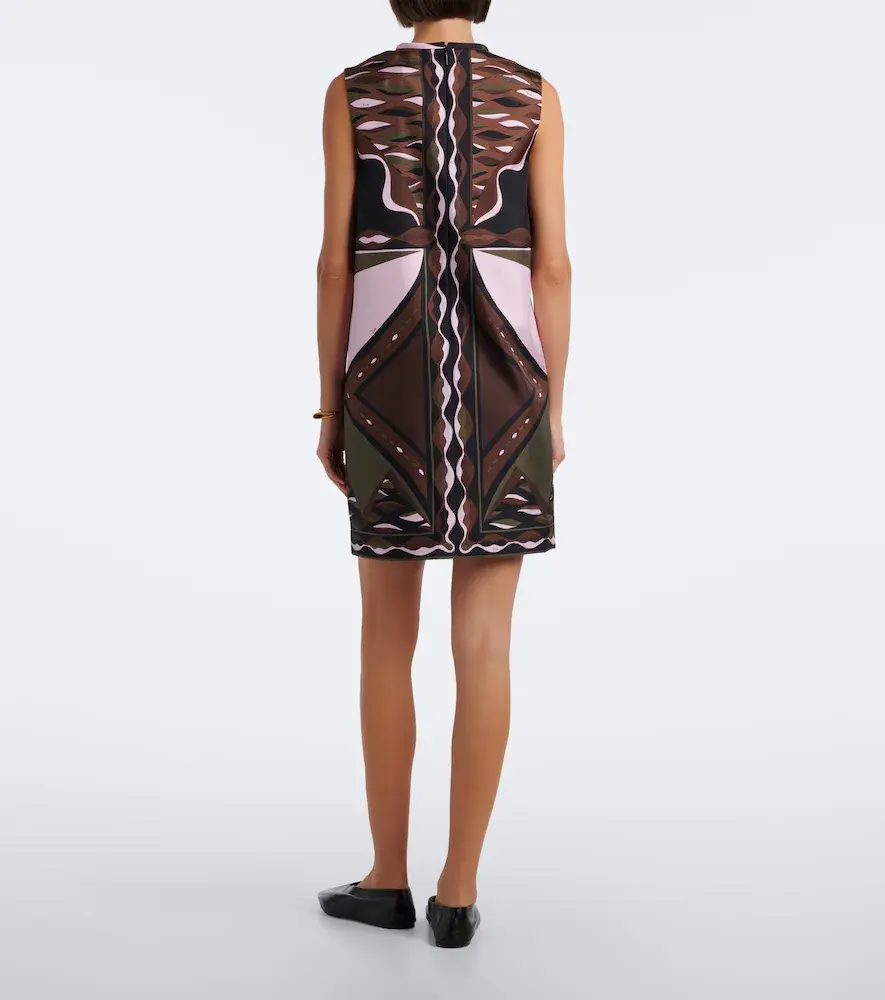 PUCCI Dune silk twill shift dress | Thumbnail 5 PUCCI Dune silk twill shift dress | Thumbnail 5