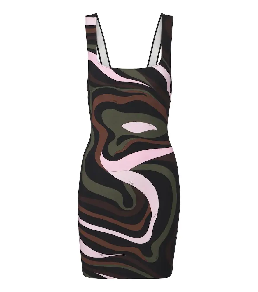PUCCI Marmo jersey minidress