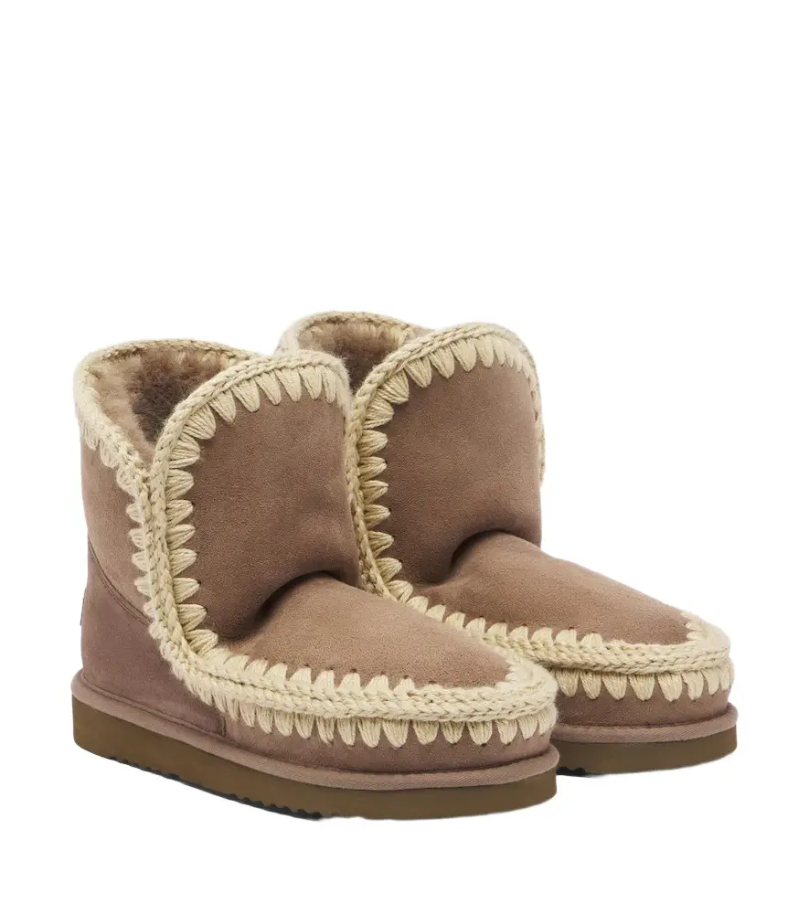 18 shearling-lined suede ankle boots 18 shearling-lined suede ankle boots