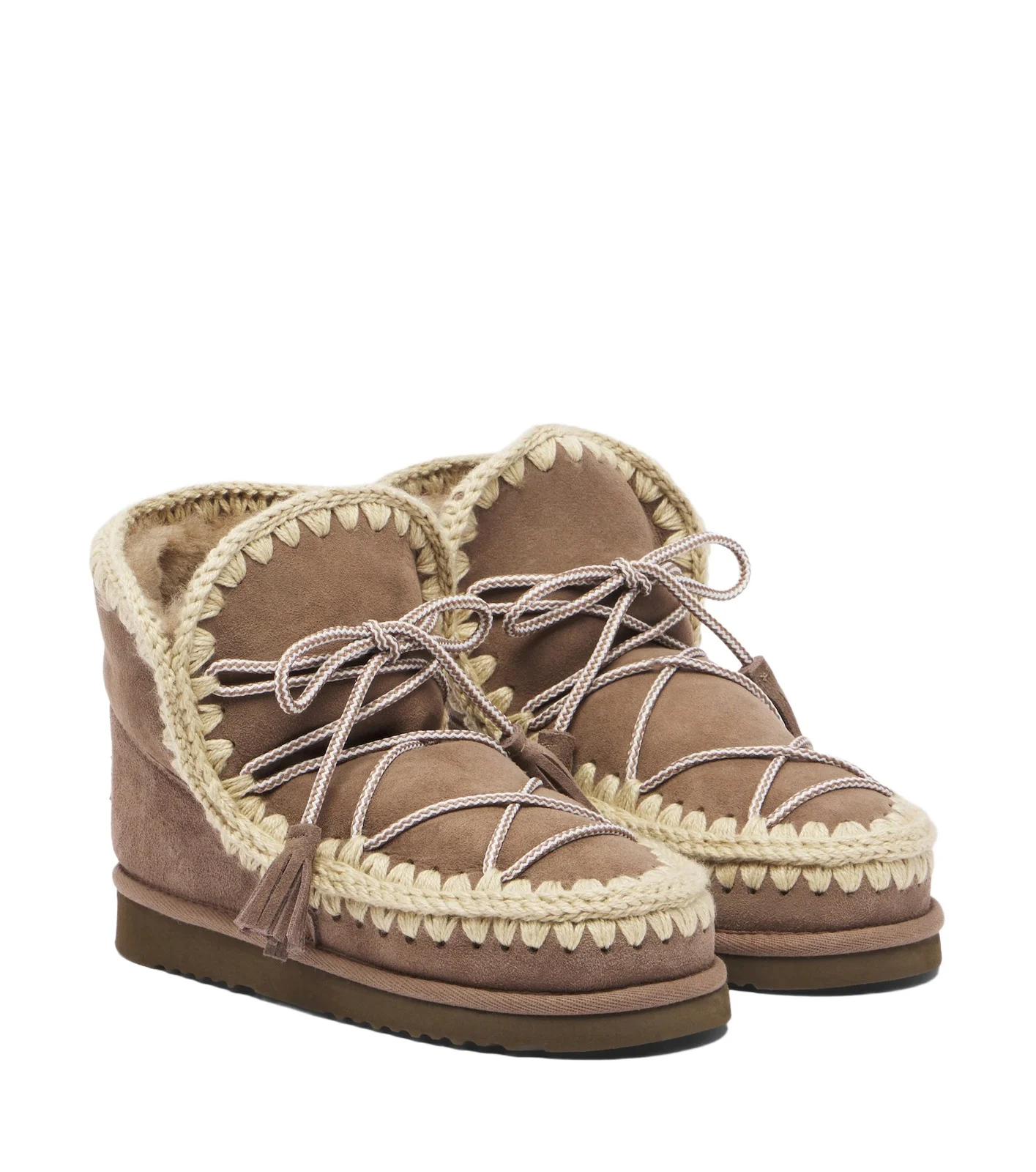 MOU 18 shearling-lined suede lace-up boots