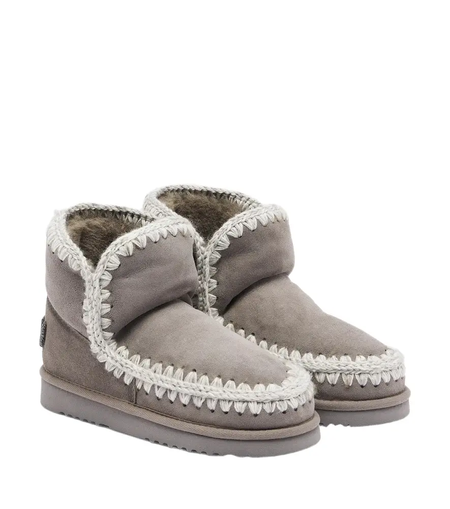 18 shearling-lined suede ankle boots 18 shearling-lined suede ankle boots