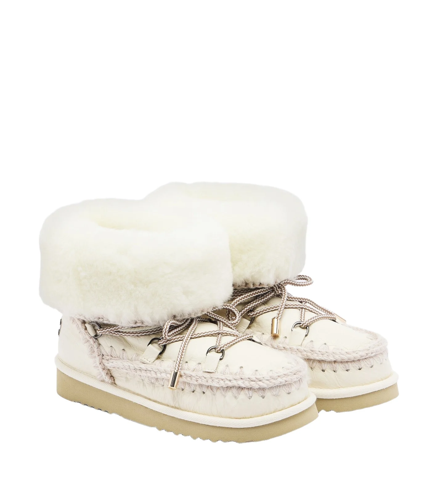 MOU 24 shearling-lined leather ankle boots