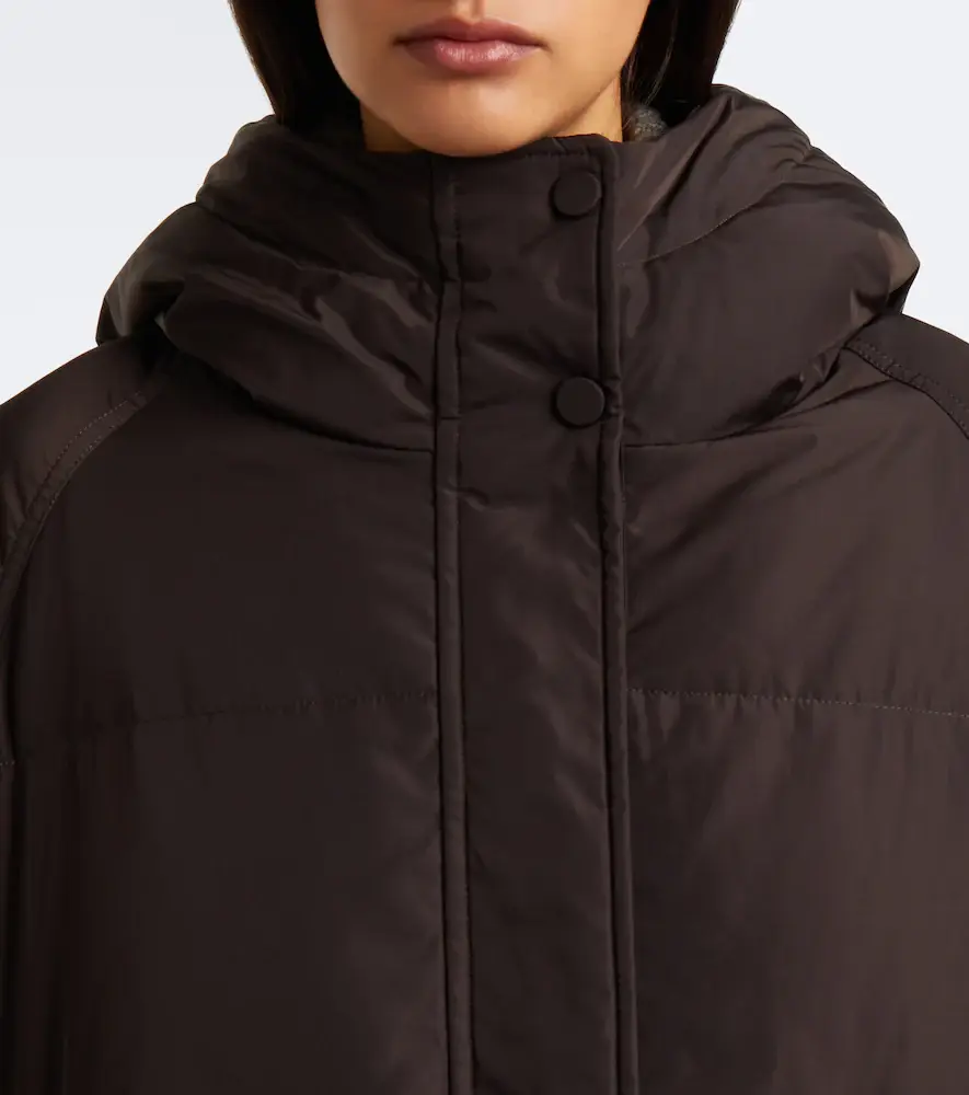 Yves Salomon Shearling-trimmed down coat | Thumbnail 6 Yves Salomon Shearling-trimmed down coat | Thumbnail 6