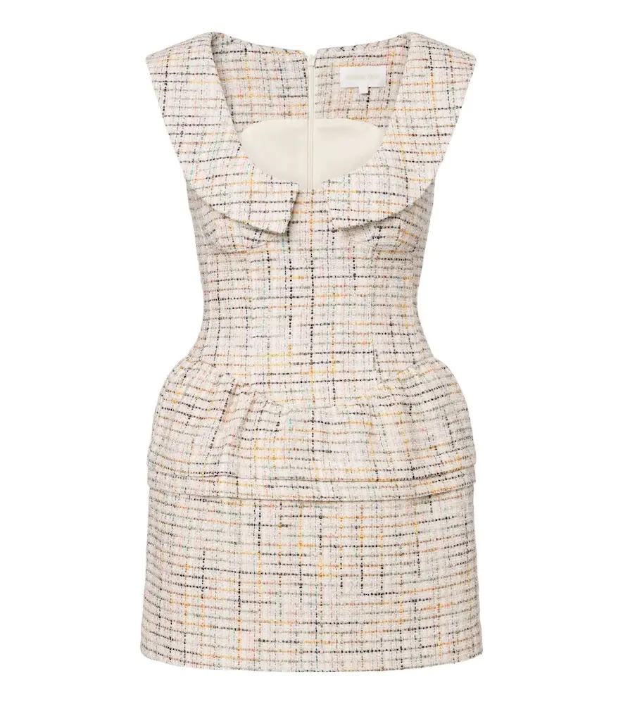Cotton-blend tweed minidress Cotton-blend tweed minidress