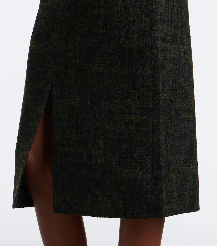 SHUSHU/TONG Tweed midi skirt | Thumbnail 3