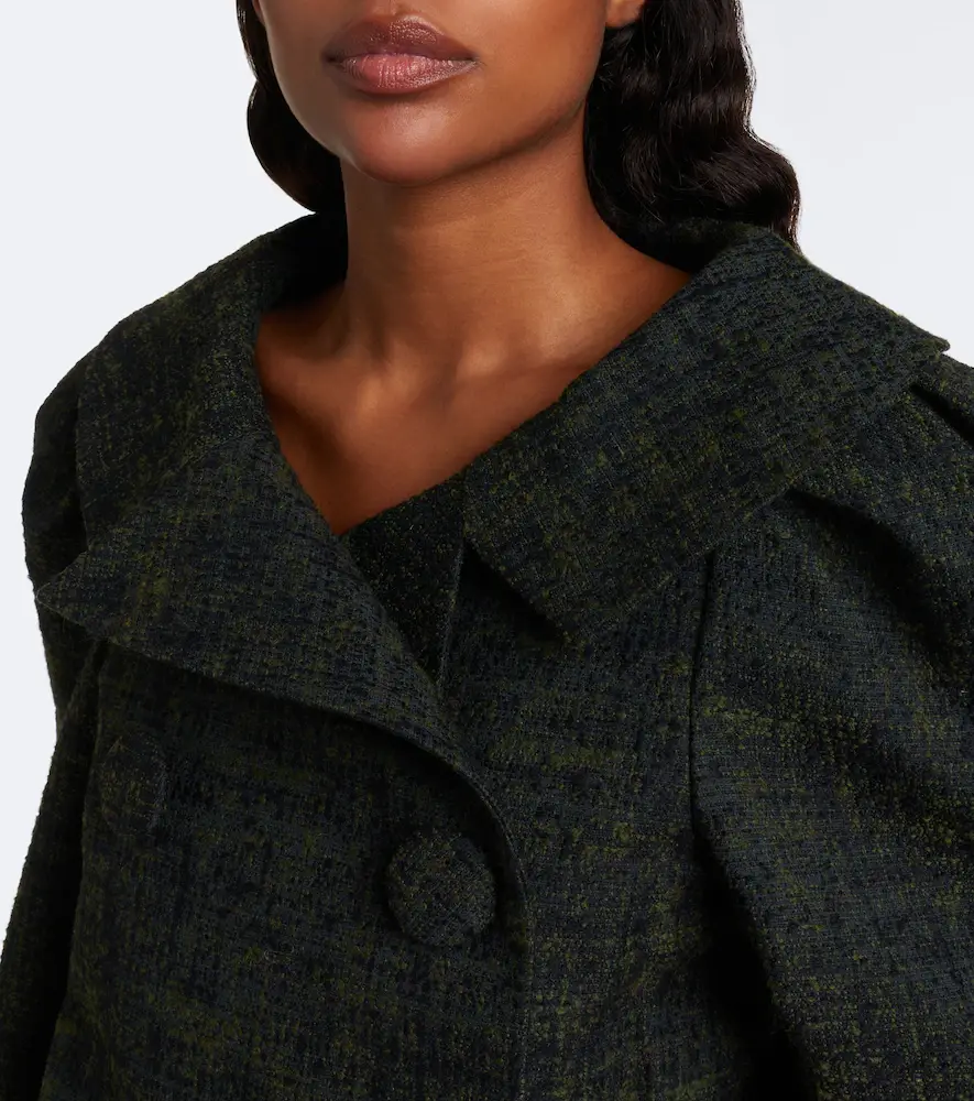 SHUSHU/TONG Cropped double-breasted tweed jacket | Thumbnail 6 SHUSHU/TONG Cropped double-breasted tweed jacket | Thumbnail 6