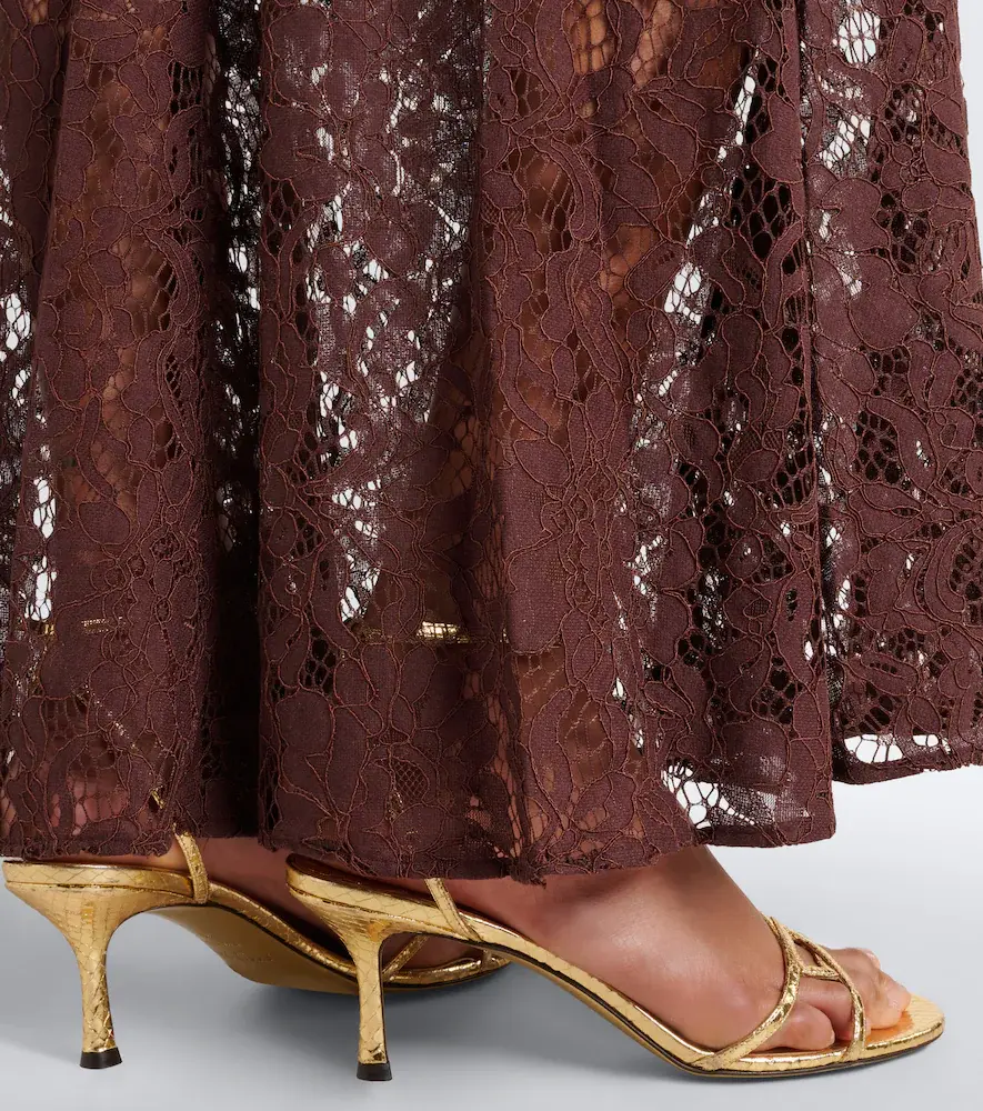 DE LA VALI Bodita draped cotton-blend lace gown | Thumbnail 6 DE LA VALI Bodita draped cotton-blend lace gown | Thumbnail 6