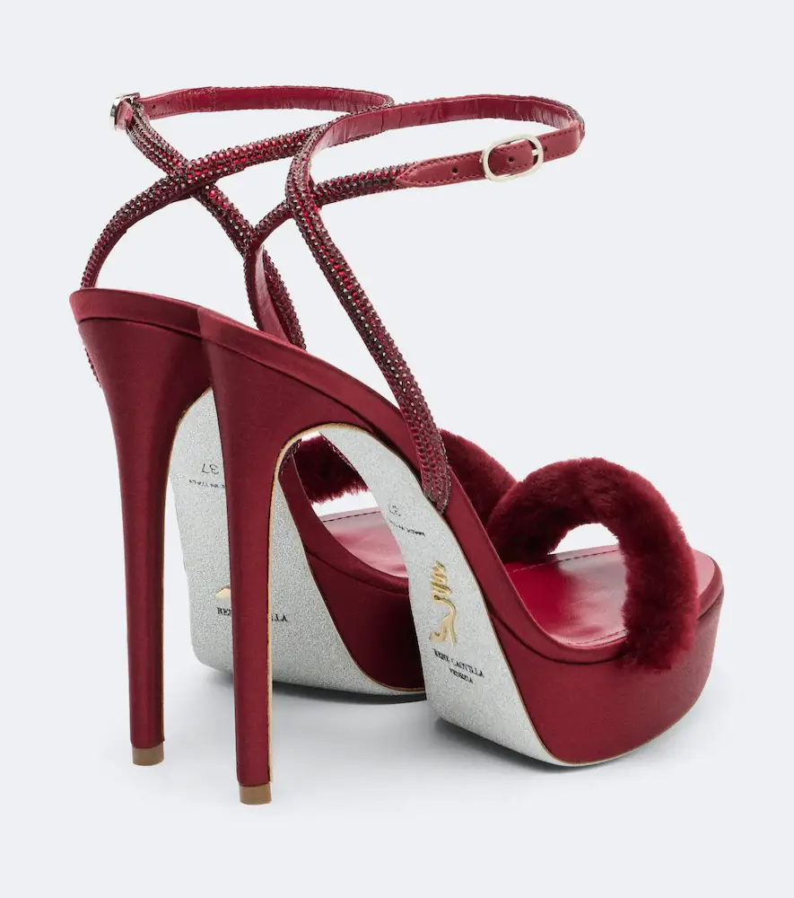 René Caovilla Embellished platform sandals | Thumbnail 4