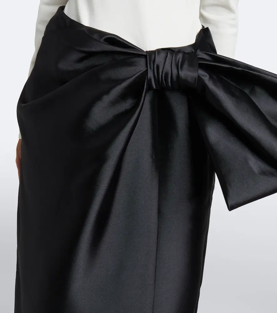 Simkhai Coralyne bow-detail knitted satin gown | Thumbnail 2 Simkhai Coralyne bow-detail knitted satin gown | Thumbnail 2