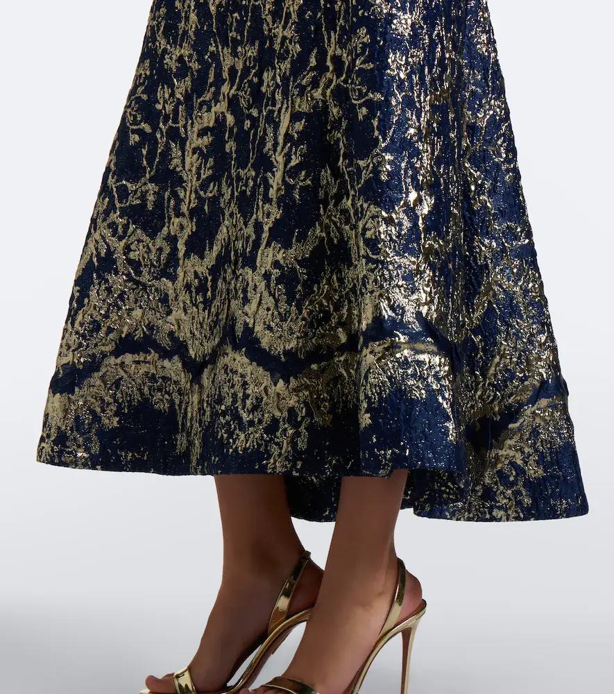 Simkhai Claravelle belted jacquard cocktail dress | Thumbnail 3 Simkhai Claravelle belted jacquard cocktail dress | Thumbnail 3
