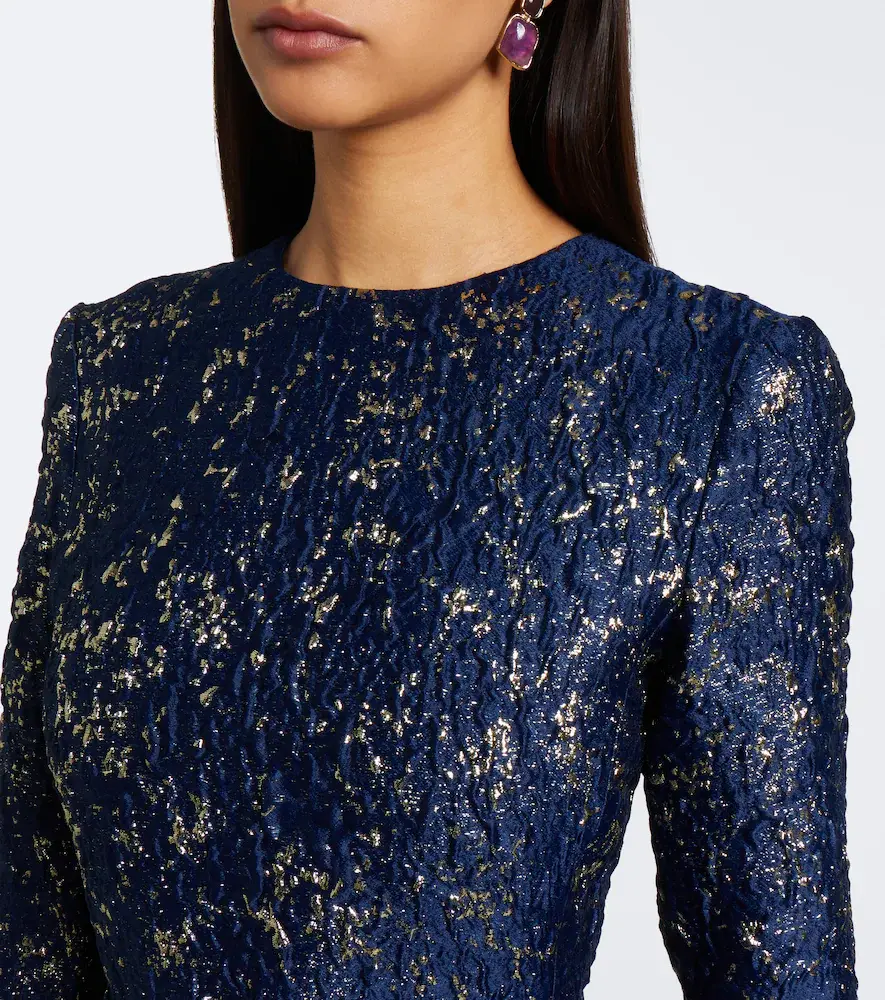 Simkhai Claravelle belted jacquard cocktail dress | Thumbnail 4 Simkhai Claravelle belted jacquard cocktail dress | Thumbnail 4