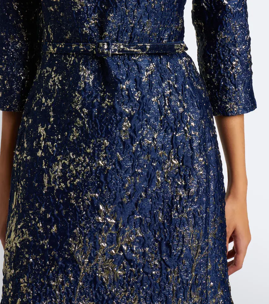 Simkhai Claravelle belted jacquard cocktail dress | Thumbnail 5 Simkhai Claravelle belted jacquard cocktail dress | Thumbnail 5