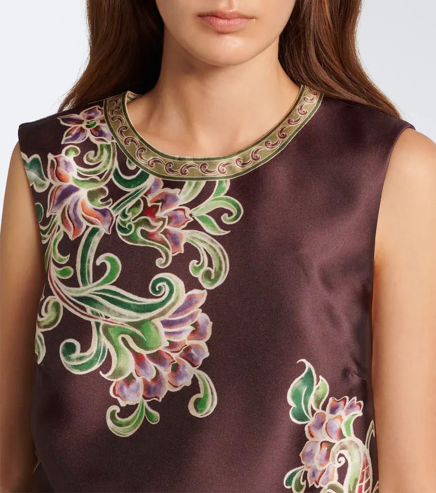ALÉMAIS Alémais Josie floral satin top | Thumbnail 5 ALÉMAIS Alémais Josie floral satin top | Thumbnail 5