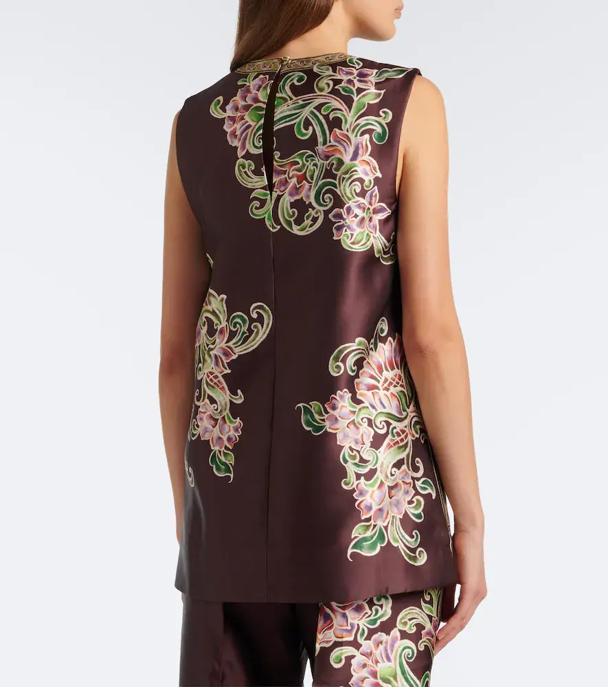 ALÉMAIS Alémais Josie floral satin top | Thumbnail 7 ALÉMAIS Alémais Josie floral satin top | Thumbnail 7