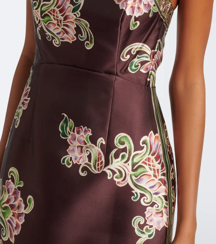 ALÉMAIS Alémais Josie floral strapless bustier dress | Thumbnail 5