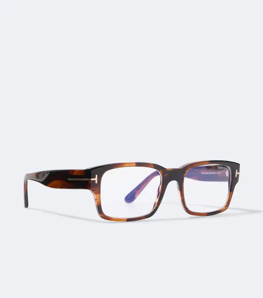 Tom Ford T rectangular glasses | Thumbnail 2