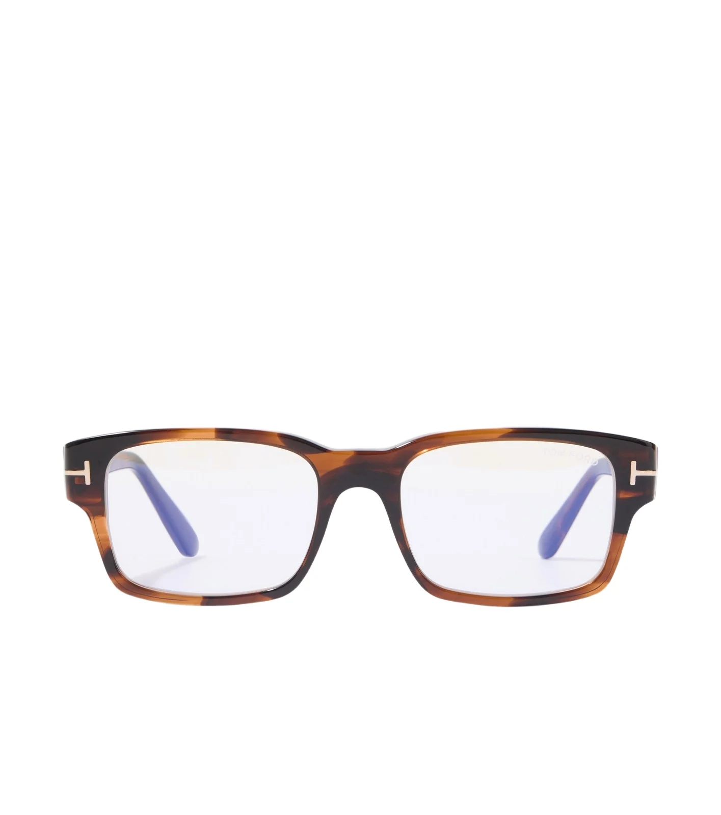 Tom Ford T rectangular glasses