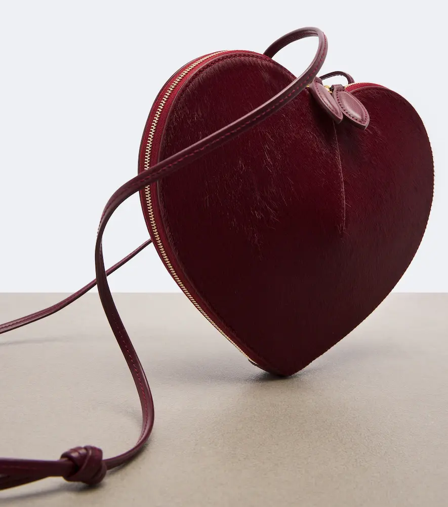 Alaïa Alaïa Le Caur calf hair and leather crossbody bag | Thumbnail 4