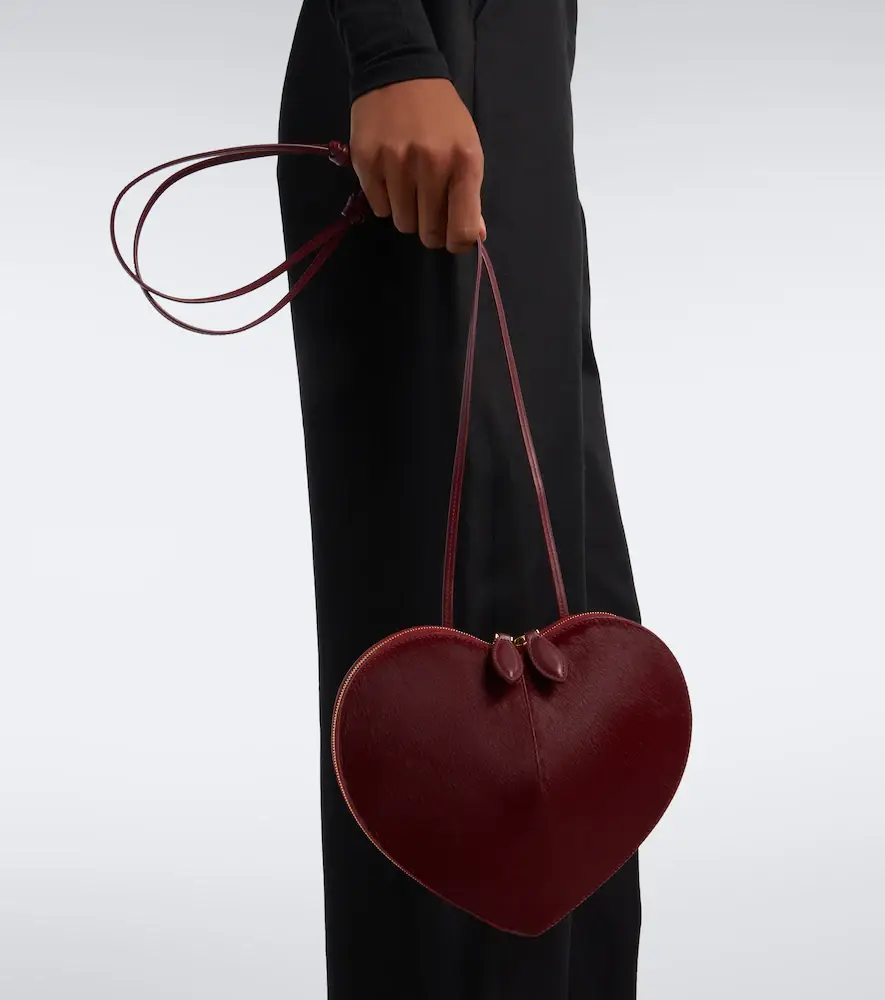 Alaïa Alaïa Le Caur calf hair and leather crossbody bag | Thumbnail 6