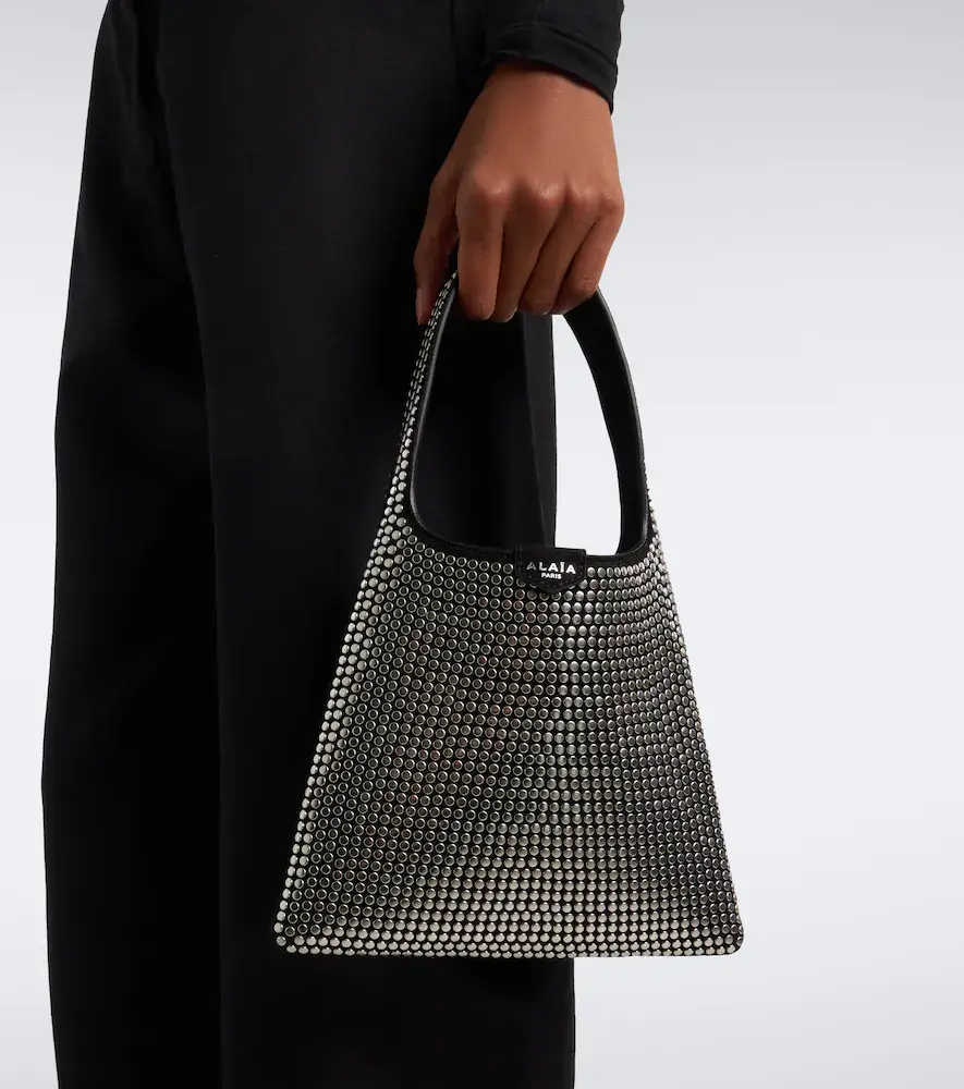 Alaïa Alaïa Mini studded suede top-handle bag | Thumbnail 5 Alaïa Alaïa Mini studded suede top-handle bag | Thumbnail 5